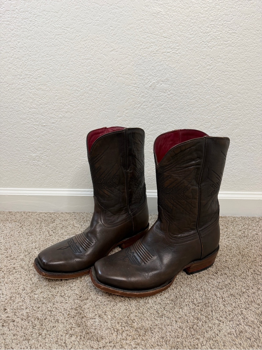 Chisos No. 2 Men's Brushed Brown Square Toe